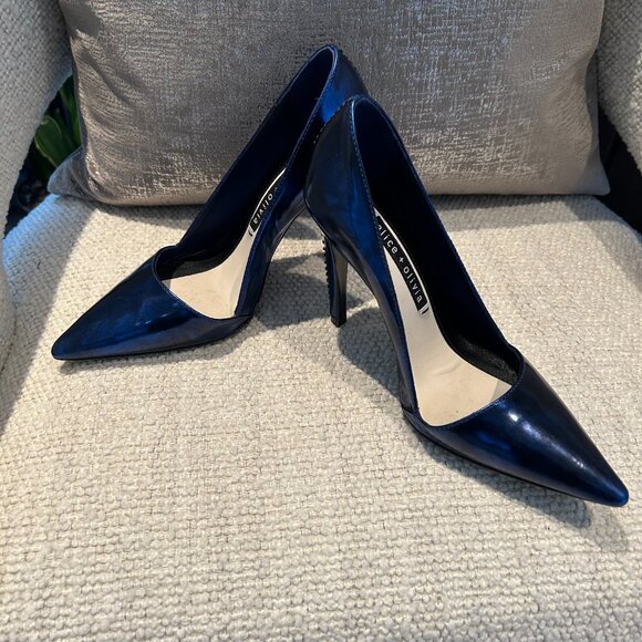 Alice + Olivia “Makayla” Pumps – Sapphire Blue (Size 36.5 / US 6.5) - Picture 2 of 7